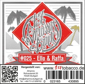 187 Strassenbande Tabak Ello und Raffa 200 g unter ohne Angabe