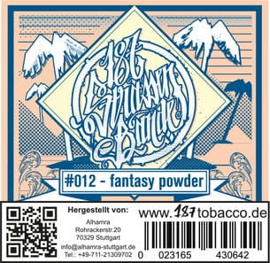 187 Strassenbande Tabak Fantasy Powder 200 g