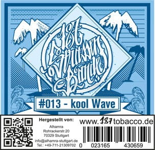 187 Strassenbande Tabak Kool Wave 200 g