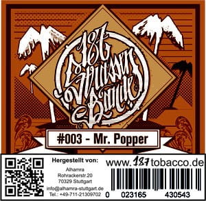 187 Strassenbande Tabak Mr- Popper 200 g unter ohne Angabe