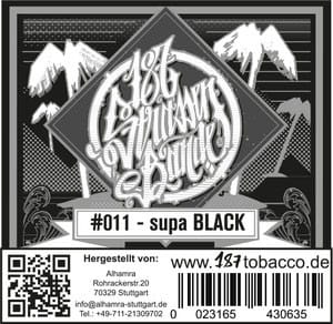 187 Strassenbande Tabak supa BLACK 200 g unter ohne Angabe