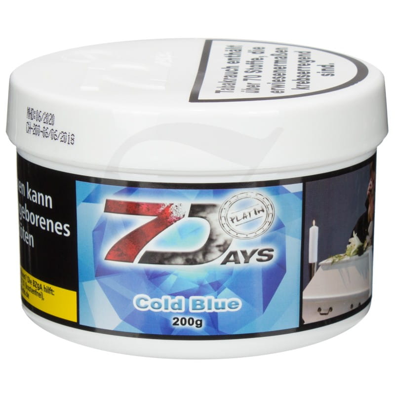 7 Days Platin Tabak - Cold Blue 200 g unter ohne Angabe