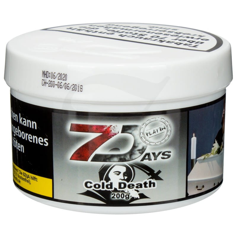 7 Days Platin Tabak - Cold Death 200 g unter ohne Angabe