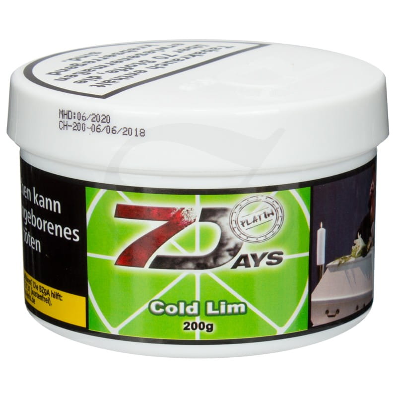 7 Days Platin Tabak - Cold Lim 200 g unter ohne Angabe