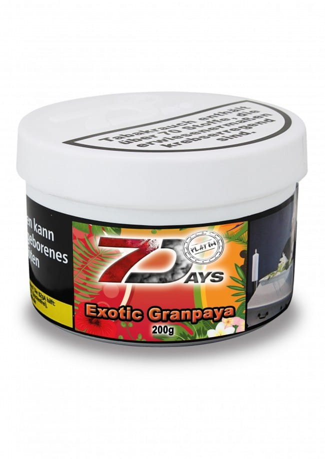 7 Days Platin Tabak - Exotic Granpaya 200 g unter ohne Angabe