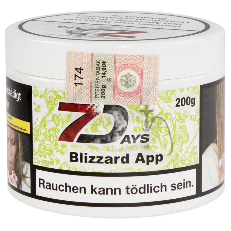 7 Days Tabak - Blizzard App 200 g
