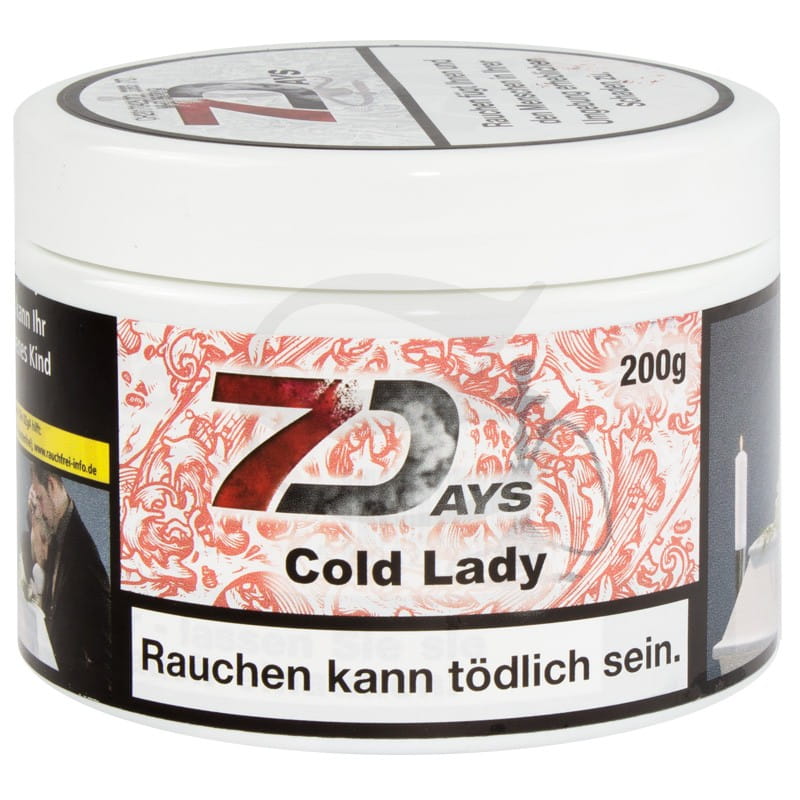 7 Days Tabak - Cold Lady 200 g unter ohne Angabe