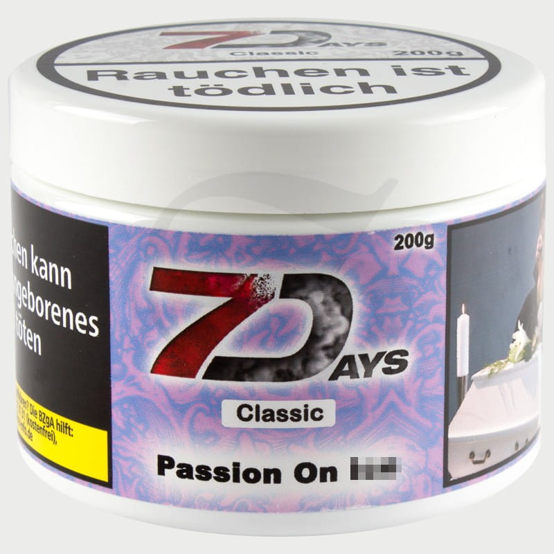 7 Days Tabak - Passion on Ice 200 g unter ohne Angabe