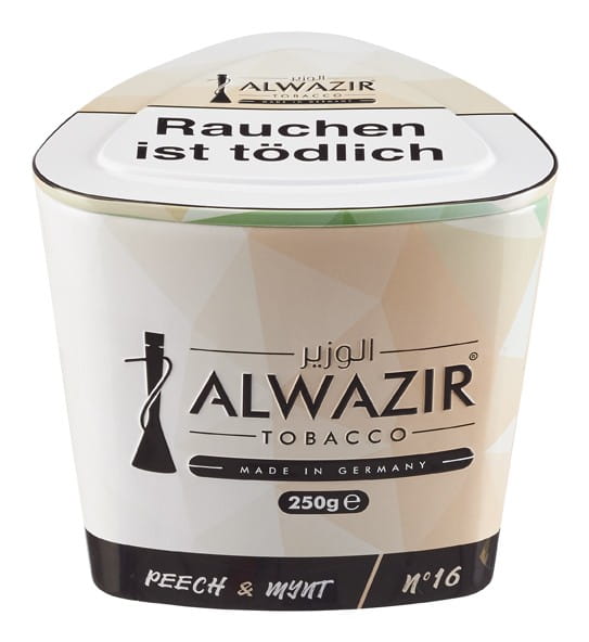Alwazir Tabak - Peech Mynt 250 g unter ohne Angabe