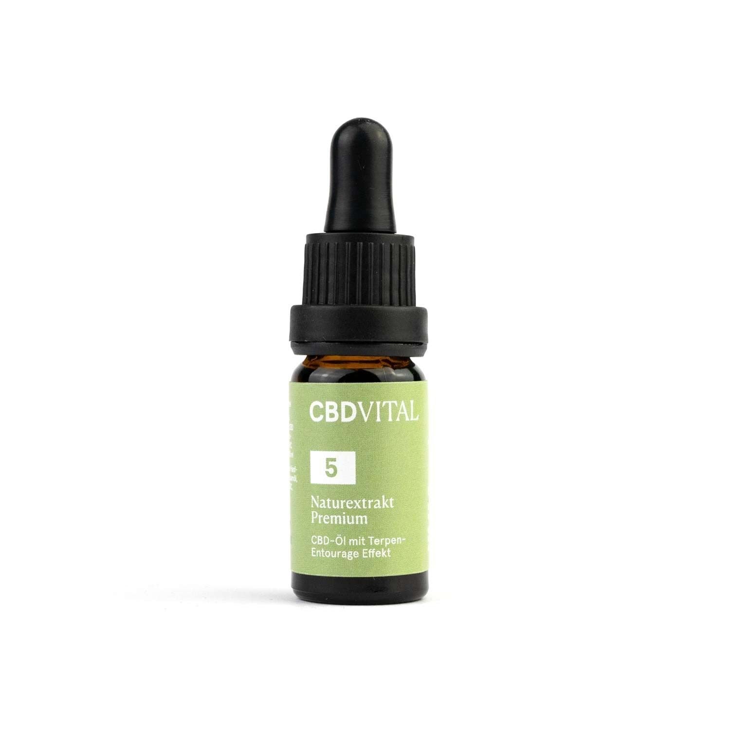 CBD Vital 5- Naturextrakt Premium CBD-Tropfen 10ml unter CBD Vital