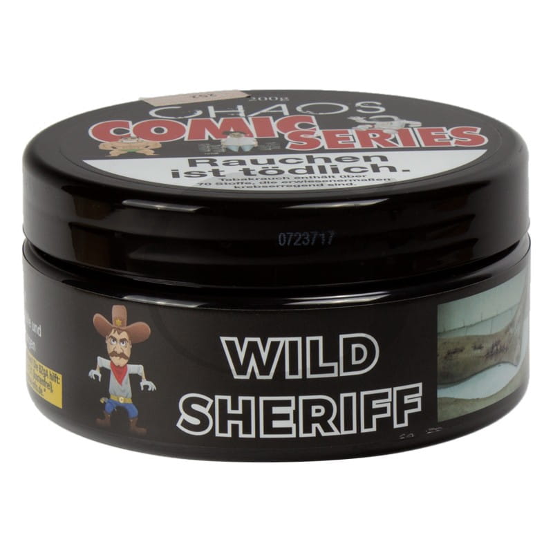 Chaos Tabak Comic Series - Wild Sheriff 200 g unter ohne Angabe
