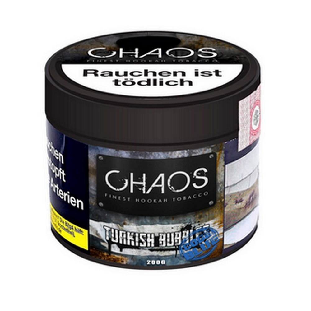 Chaos Tabak Turkish Bubbles Code Blue 200 g