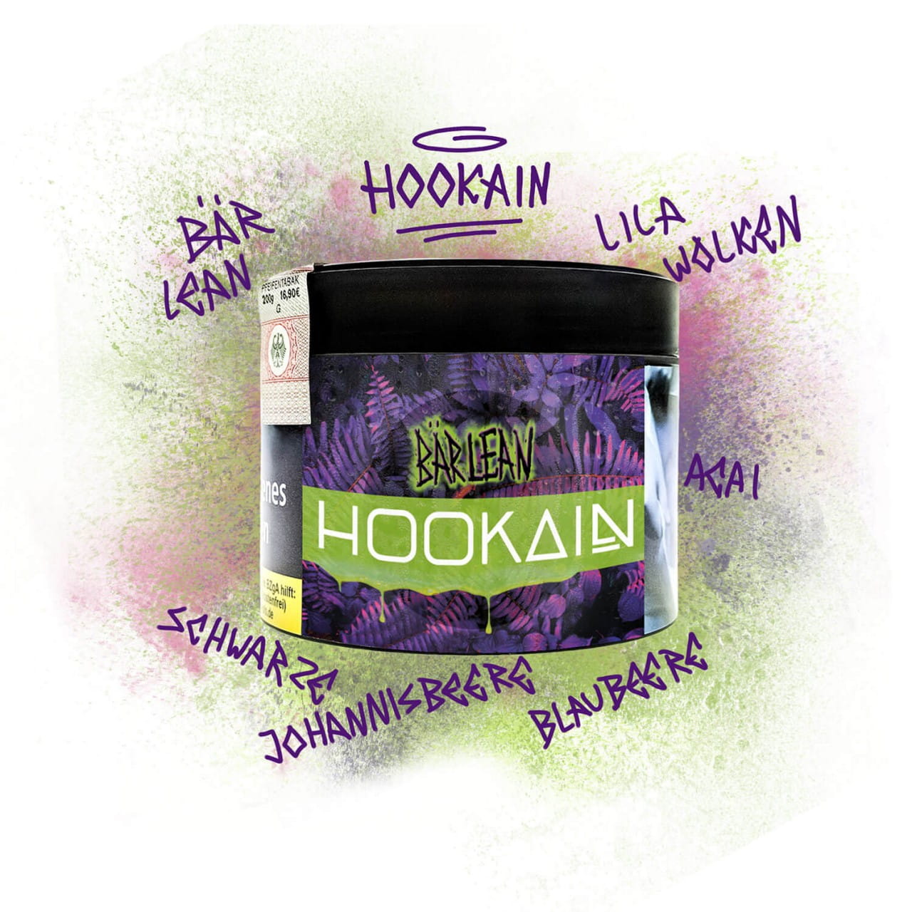 Hookain Tabak - Bär Lean 200 g unter ohne Angabe