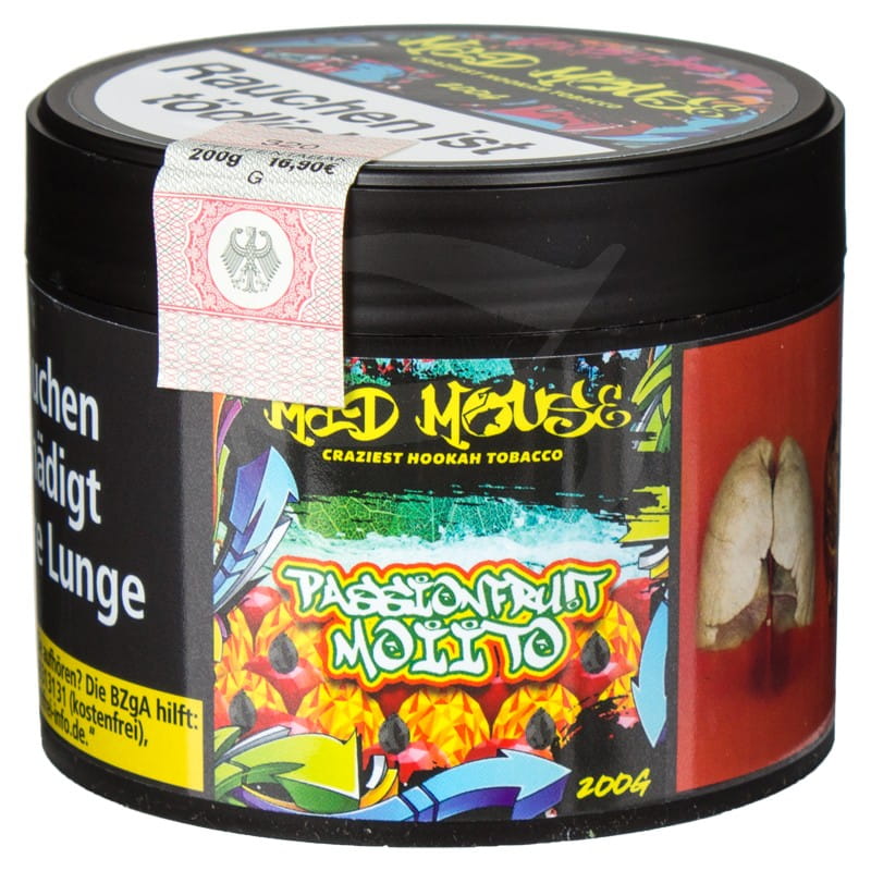 Mad Mouse Tabak - PassionFrut Moiito 200 g unter ohne Angabe