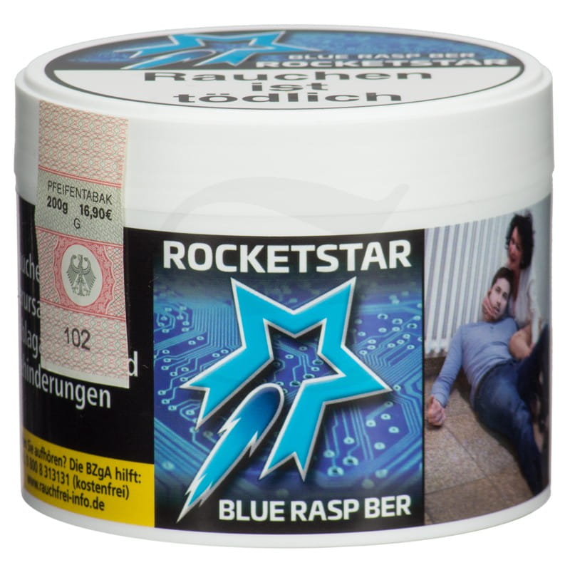 Rocketstar Tabak - Blue Rasp Ber 200 g