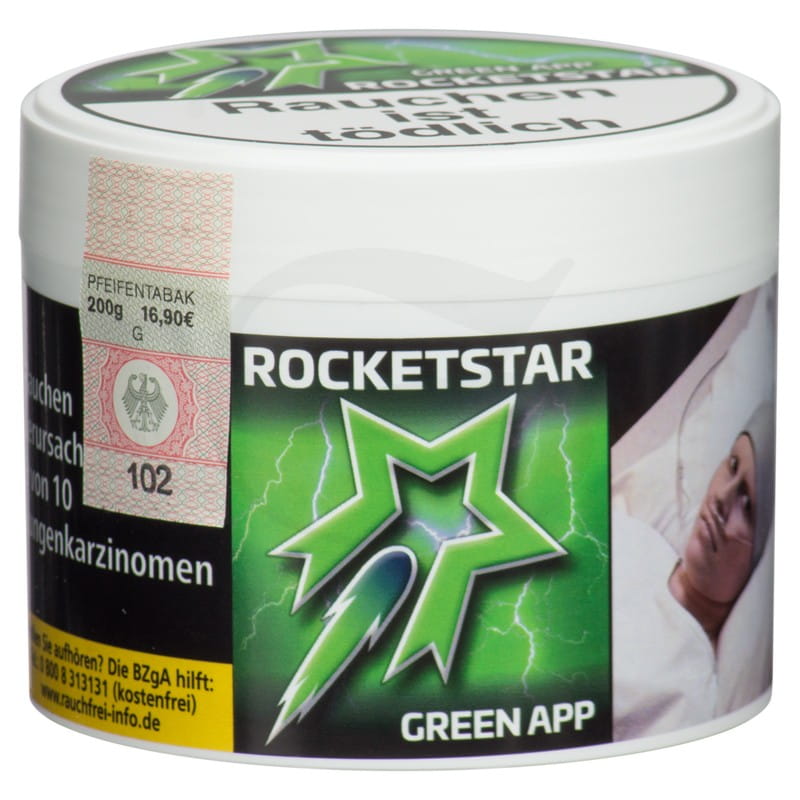 Rocketstar Tabak - Green App 200 g unter ohne Angabe