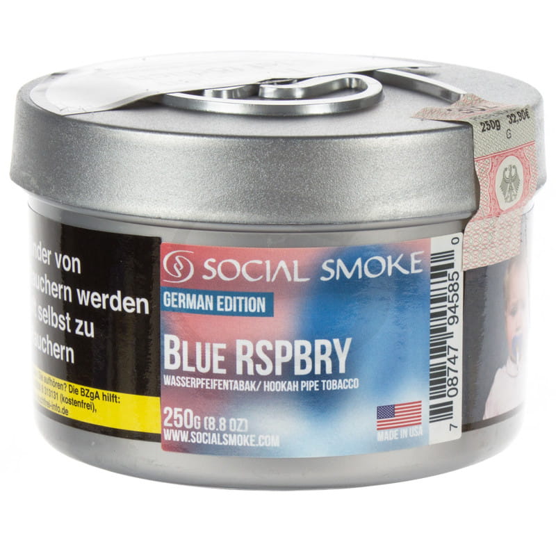 Social Smoke Tobacco - Blue Rspbry 200 g unter ohne Angabe