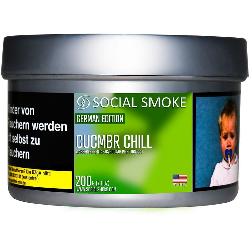 Social Smoke Tobacco - Cucmbr Chill 200 g unter ohne Angabe