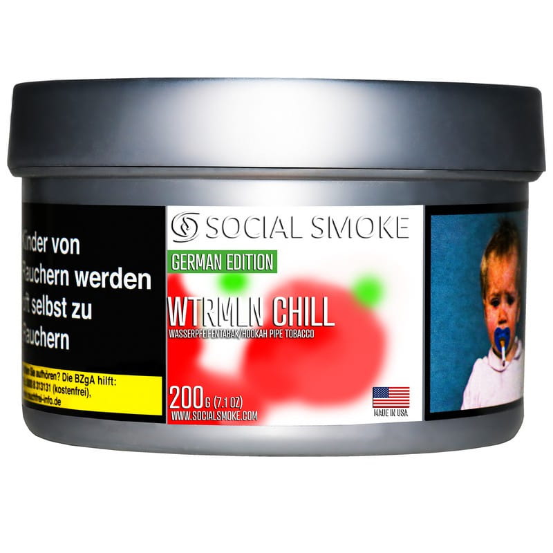 Social Smoke Tobacco - Wtrmln Chill 200 g unter ohne Angabe