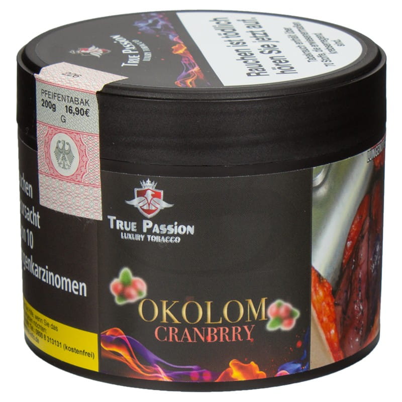 True Passion Tabak Okolom Cranbrry 200 g unter ohne Angabe