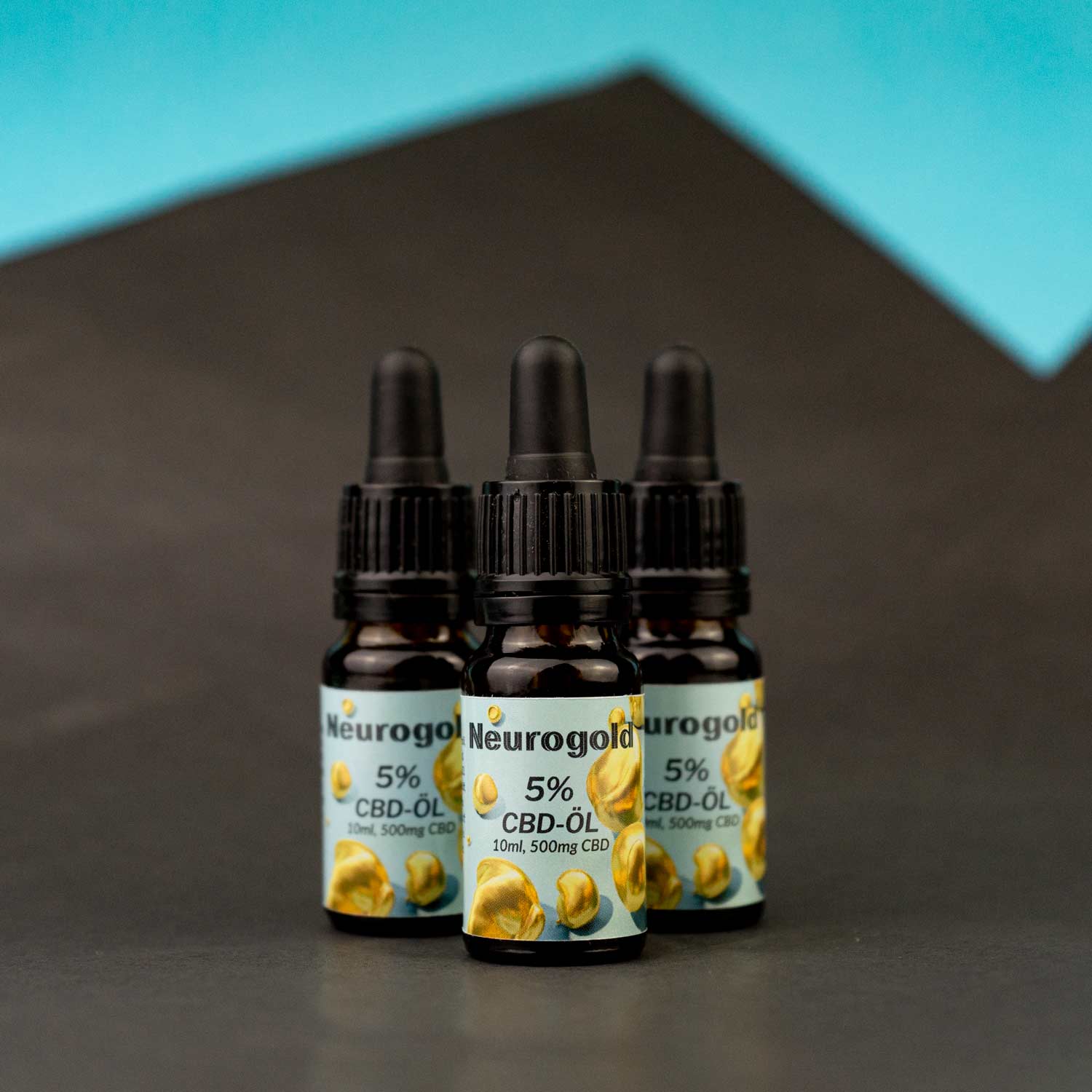 Vorteilspack 3 x NEUROGOLD 5- CBD-Tropfen - 2+1 GRATIS