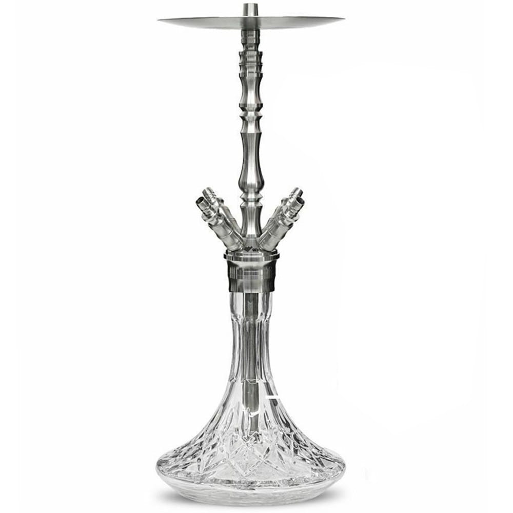 WD Hookah V3 0A-14 Clear Edelstahl