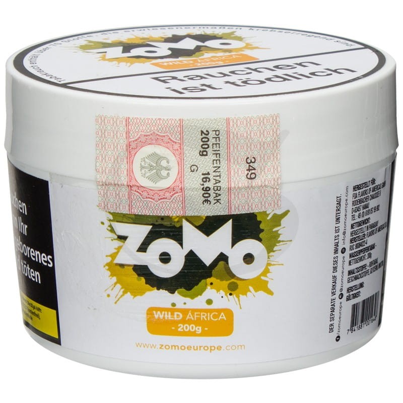 Zomo Tabak - Wild Africa 200 g unter ohne Angabe
